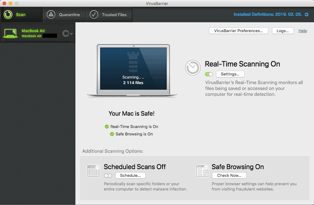 internet security for mac and $74.99 for 3 years